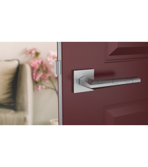 JASMINA satin chrome door handle design handle