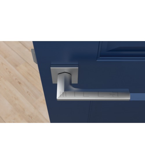 JASMINA satin chrome door handle design handle