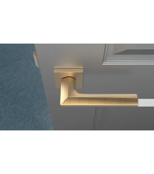 Matt gold JASMINA door handle design handle