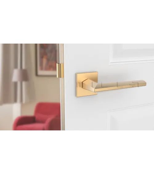 Matt gold JASMINA door handle design handle