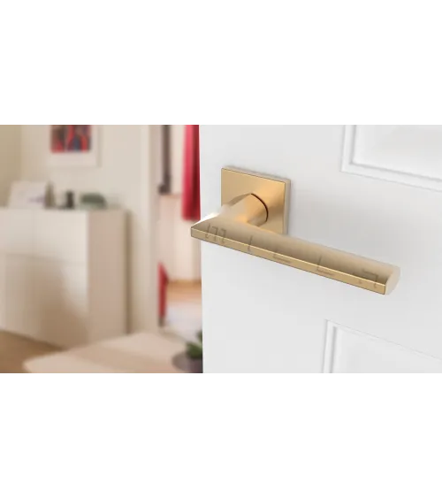 Matt gold JASMINA door handle design handle