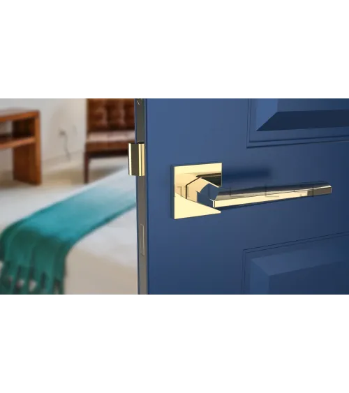 JASMINA polished gold door handle designer handle