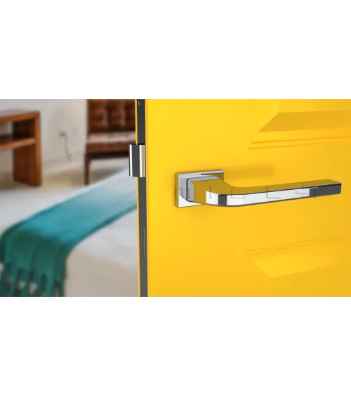 ISMENA polished chrome door handle design hardware
