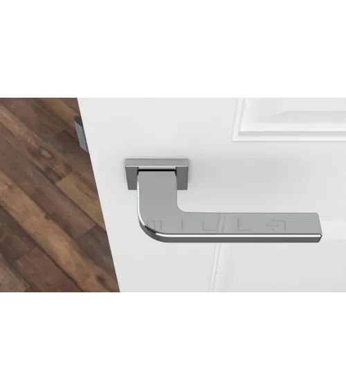 ISMENA polished chrome door handle design hardware