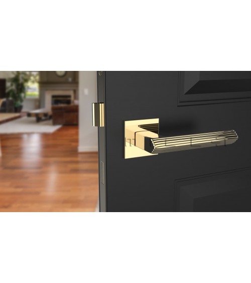 LARICE polished gold door handle design