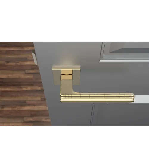 LARICE Square Plate Door Handle - Designer Handle
