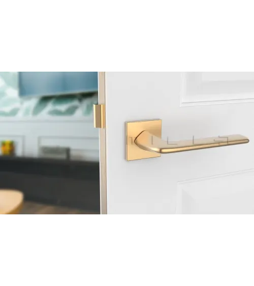 LILA matt gold door handle design handle