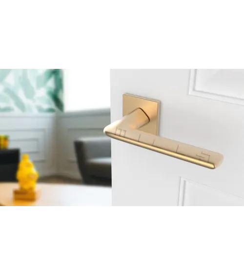LILA matt gold door handle design handle