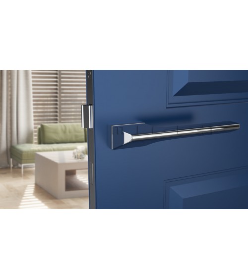 LUPINA polished chrome door handle design handle