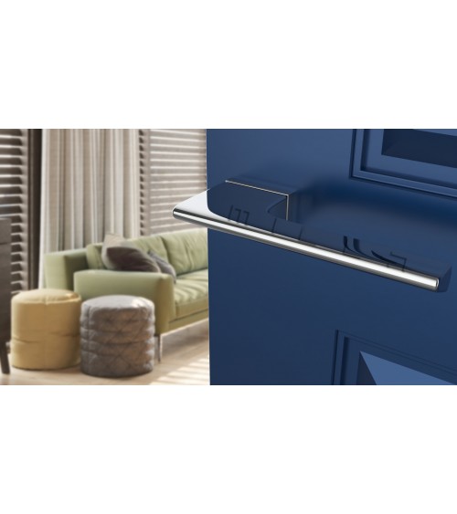 LUPINA polished chrome door handle design handle