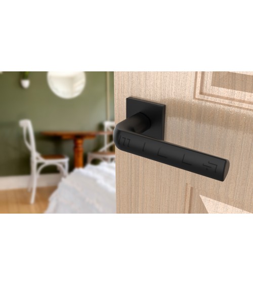 Black MELA door handle designer handle