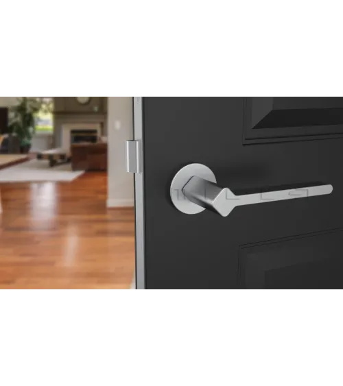 NINFEA satin chrome door handle designer handle
