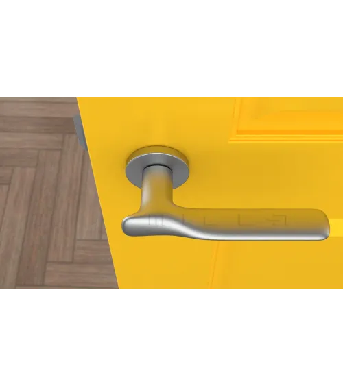 ORCHIDE satin chrome door handle design handle
