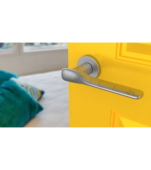 ORCHIDE satin chrome door handle design handle