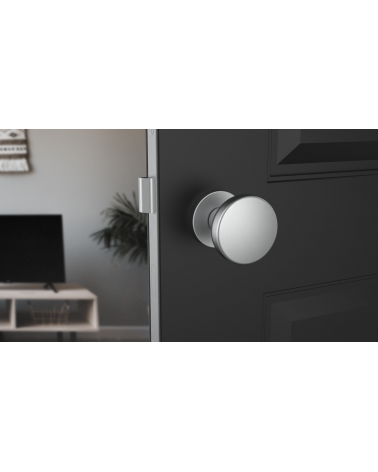 Satin Chrome MESA Round Mortice Door Knob