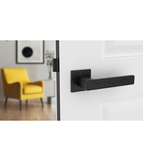 TILLIA black pearl door handle for interior design door
