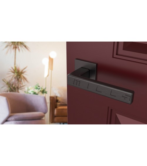 TILLIA anthracite door handle for interior design door