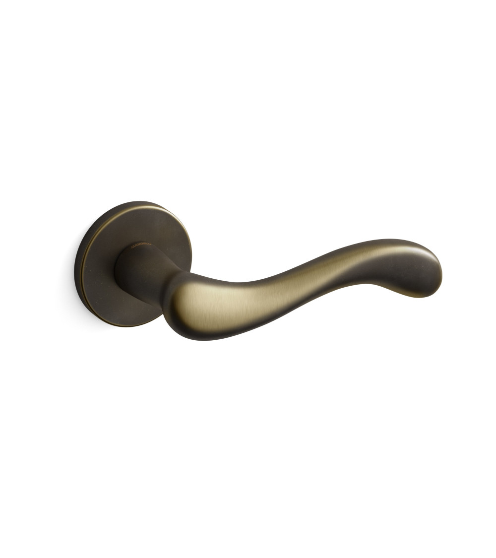Matt bronze Mandelli Ande door handle design handle