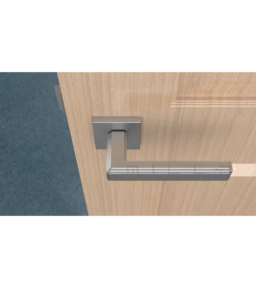 Square plate door handle RAFLESIA design handle