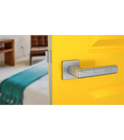 Square plate door handle RAFLESIA design handle