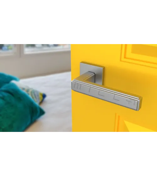 Square plate door handle RAFLESIA design handle
