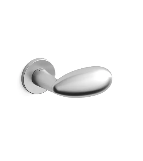 Satin chrome door handle Mandelli Led design handle