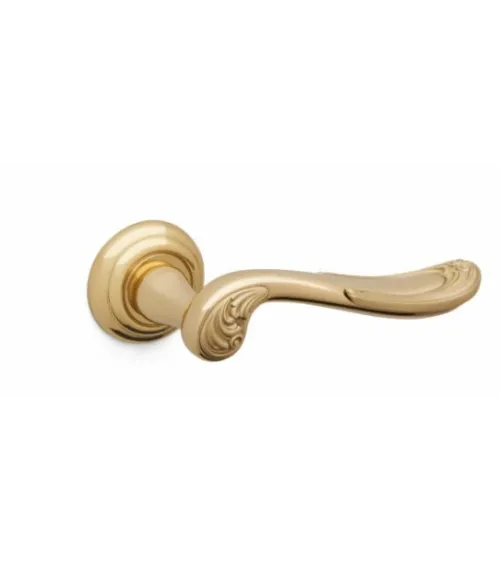 Matt gold Mandelli Lord designer door handle