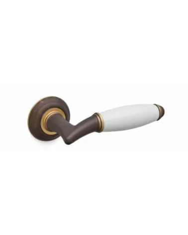 Sculpture bronze door handle Mandelli Melody design handle