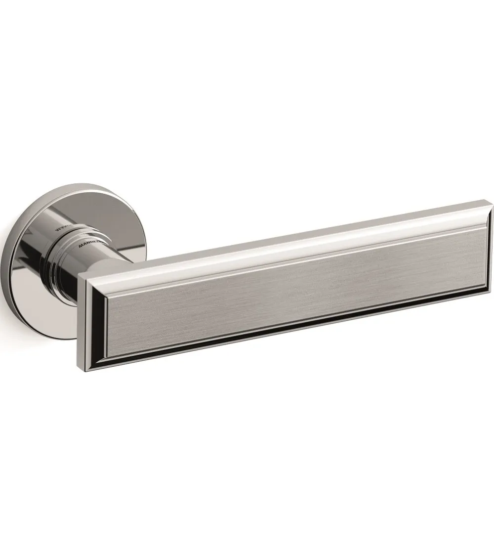 Mandelli Kuki door handle satin chrome designer handle