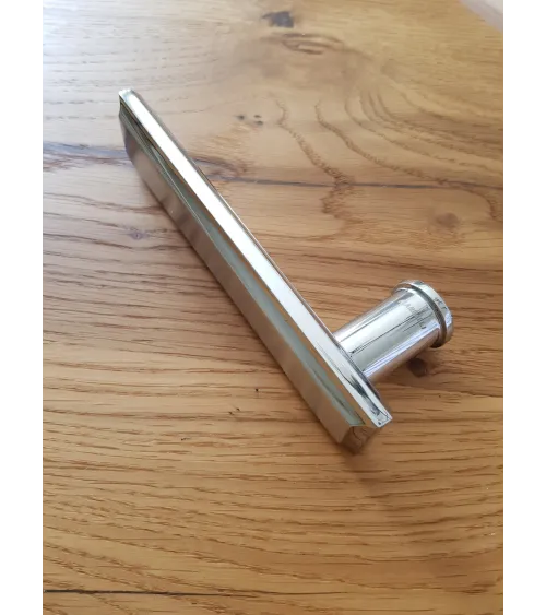 Mandelli Kuki door handle satin chrome designer handle