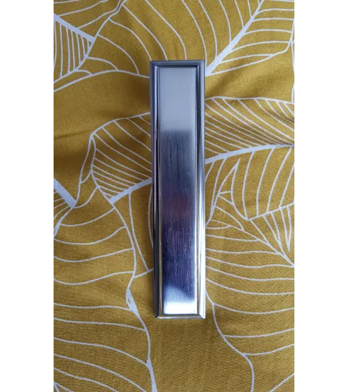 Mandelli Kuki door handle satin chrome designer handle