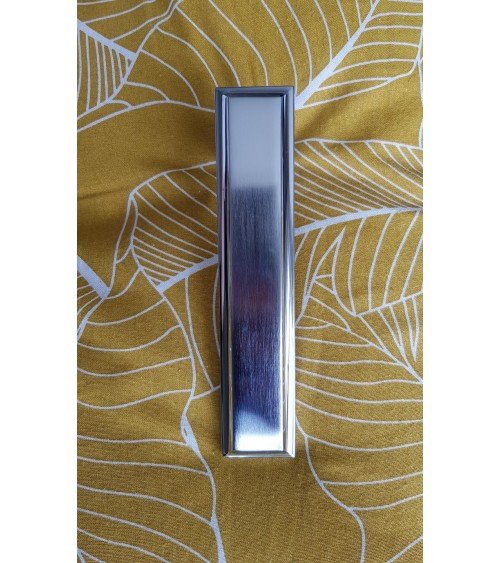 Mandelli Kuki door handle satin chrome designer handle