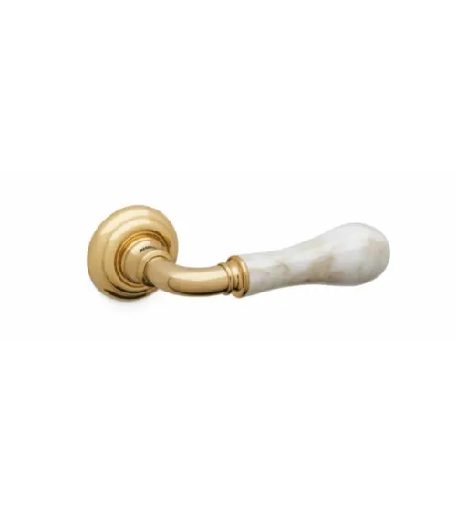Mandelli Naxos brass door handle design handle