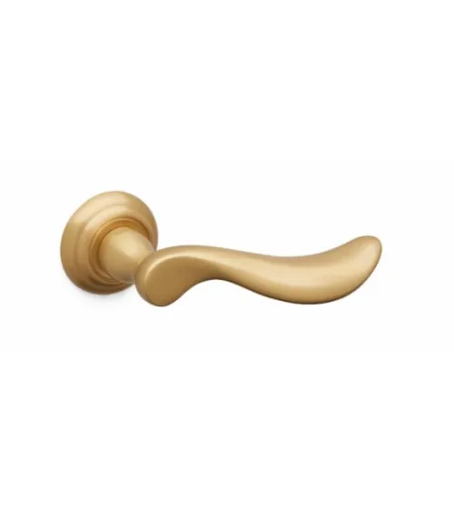 Mandelli Norma polished gold door handle design handle
