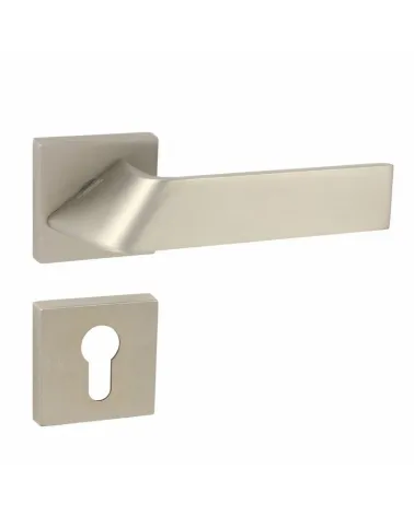Buzz QR door handle with key rosette I - designer ironmongery