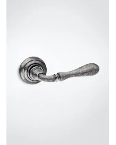 Mandelli Gou door handle designer handle colour 2 mounted on a plate