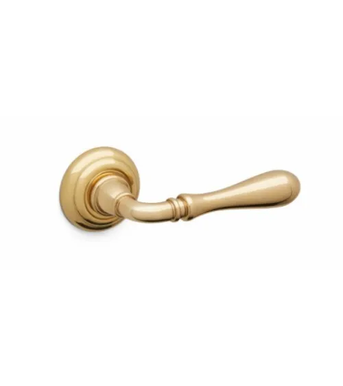 Polished gold Mandelli Gou door handle designer handle