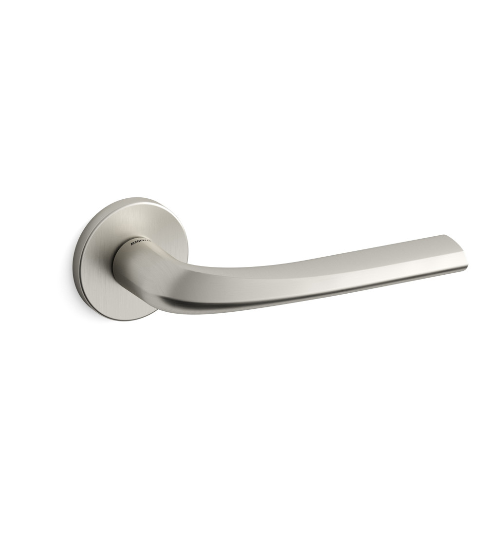 Satin nickel Mandelli Filo door handle designer handle