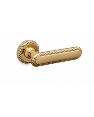 Polished gold Mandelli Coco door handle designer handle