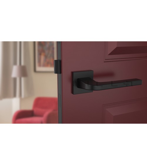 Black ISMENA door handle designer handle