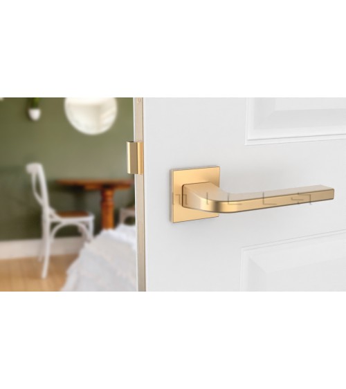 Matt gold ISMENA door handle designer handle