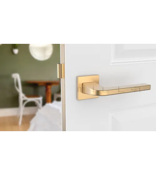 Matt gold ISMENA door handle designer handle