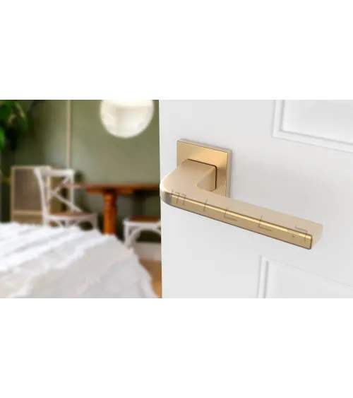 Matt gold ISMENA door handle designer handle