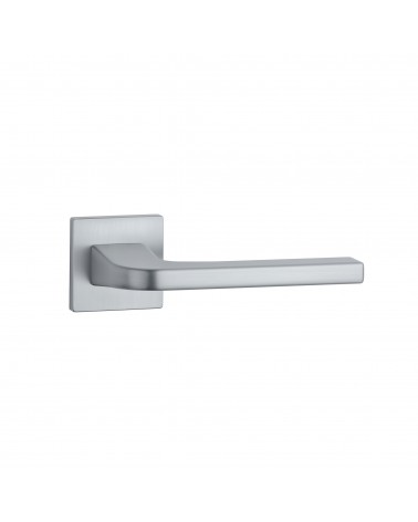 Satin chrome ISMENA door handle designer handle