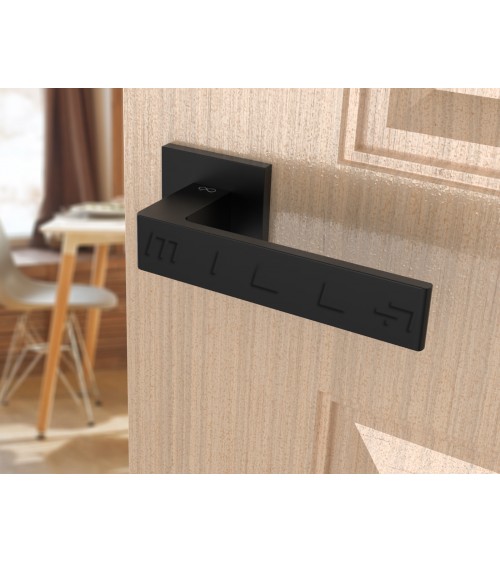 Black Apollo door handle design