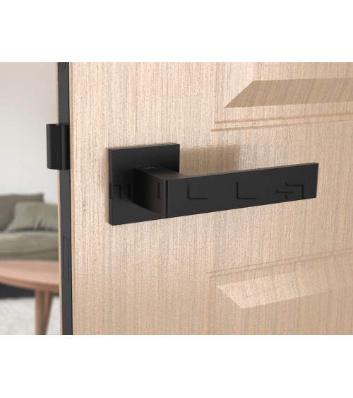 Black Apollo door handle design