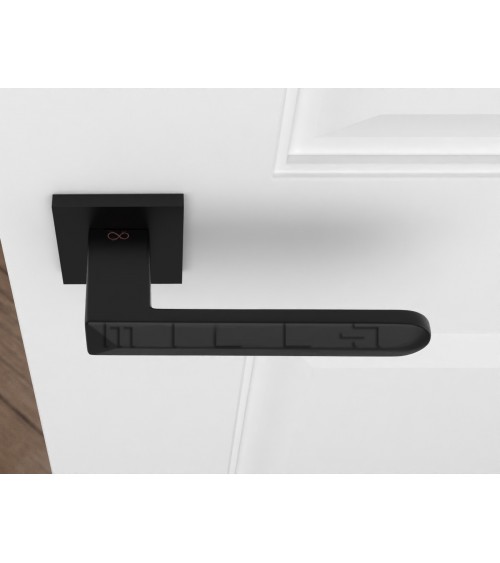 Bohema black door handle - design handle
