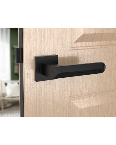 Black Bohema door handles - designer handle