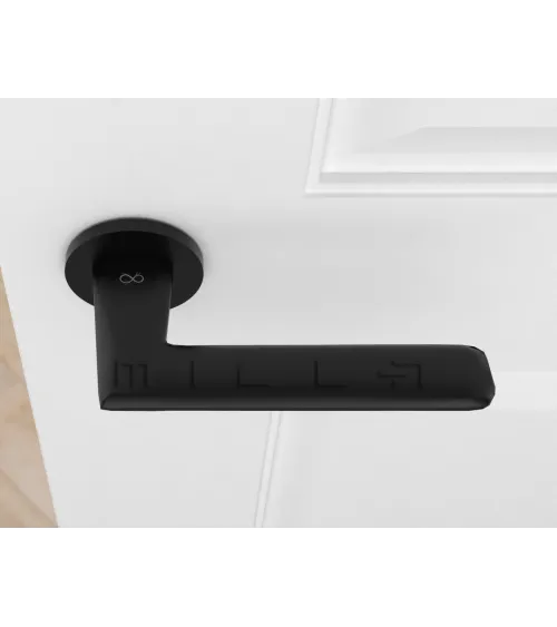 Black GIULIA Line door handle designer handle