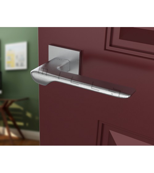 LIGNE brushed chrome door handle design handle